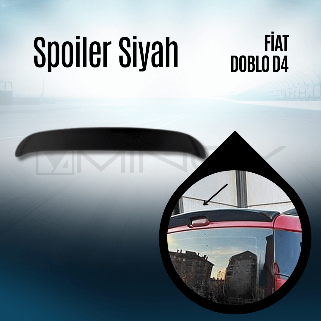 Spoiler Siyah Doblo D4